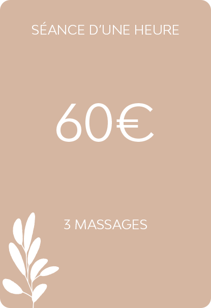 Seance de massage Amma Assis UNE HEURE 3 MASSAGES